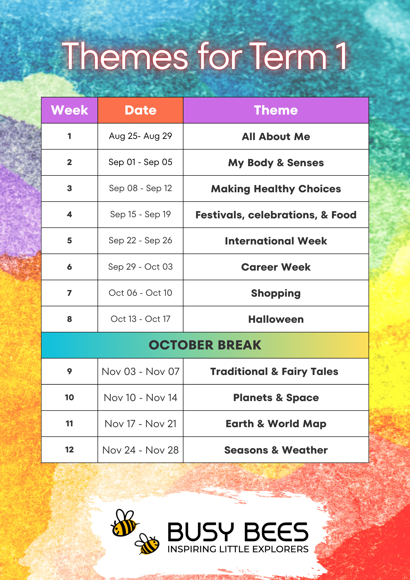 Adjusted Theme Calendar to reflect School Closure in February 2025